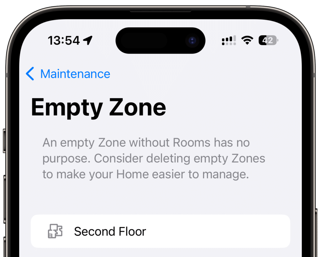 Empty Zones